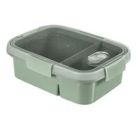 Curver Contenedor rectangular Go 250000 0,6+0,3 L con separador plástico reciclado (Smart Eco Line)