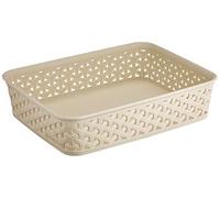 Curver - Bandeja Organizadora A5 MyStyle Rectangular - Color Blanco Roto