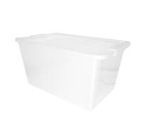 Kis 8454000 0432 01 - Caja de almacenaje, plástico, 40 L, Transparente, Color Blanco