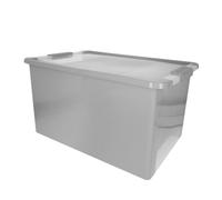 Kis 8454000 0594 01 - Caja de almacenimiento de plástico, color gris, 1 unidad