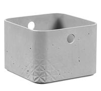 CURVER | Caja efecto Beton XS Cube 3L 17x17x12 cm Gris