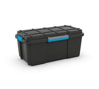 CURVER Caja Ordenacion Scuba Box, Negro y Azul, L (241507)