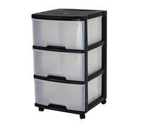 Curver Cesta de Almacenamiento de plástico, Negro, 37 x 39 x 61 cm