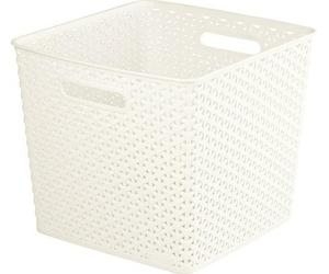Curver - cesta organizadora multiusos mystyle 25l. con asas - color bl