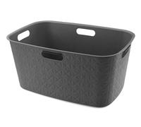 Curver - cesta para lavandería softex 45l, diseño elegante, ligero,