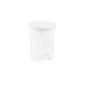 Curver cesto con pedal 15l blanco, ideal para reciclaje y almacenamien