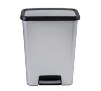 Cestino Curver Compatta con Pedale, capacidad 50l, color INOX o Gris Oscuro