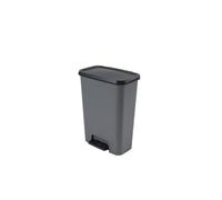 Curver Compatta Papelera 50L - Gris/Negro