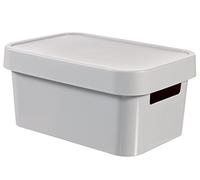 Curver Contenedor cubrido Infinito 4.5l Gris Cajas y maletines, Multicolor, 26.8x18.6x12.4 cm