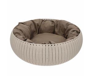 Curver Cozy Pet Bed Knit, Arena, 53x52x19 cm, 228812