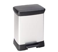 Curver ? cubo de basura (30 l color plata de gris papelera cubo de b