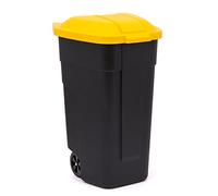 Curver Cubo de Basura, Amarillo, 110 l
