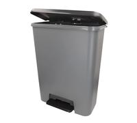 Curver Compatta Papelera 50L - Gris/Negro