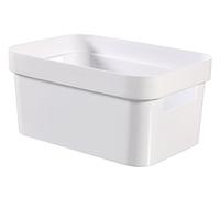 CURVER - Cubo de Basura Redondo con Pedal 30L. Deco Bins - Color Metal Mate