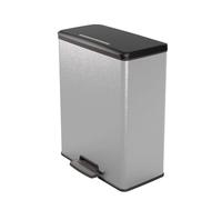 Curver Decobin Papelera rectangular duo (26+26 litros)
