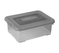 CURVER Handy-Caja con Tapa (12 L), Color Gris Ahumado