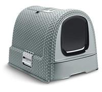 Arenero para gatos curver 51 x 38,5 x 39,5 cm gris