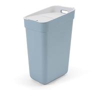 Curver Keter - Cubo de basura de 30 litros para la recogida selectiva Ready To Collect, con soporte de pared, ideal para la cocina, 100% reciclado, gris