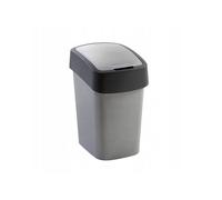 Curver 186133 Papelera 10L tirón Gris