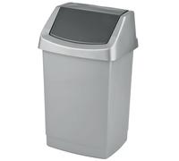 Cubo de basura Click-IT 50L plateado/grafito