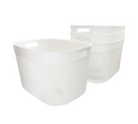 Curver pack 4 cestas organizadoras filo 30l blanco