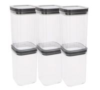 Curver pack 6 botes plástico herméticos multiusos (1,8l)