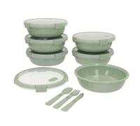 Curver pack 6 recipientes herméticos ø20x7 cm (1l) c/cubiertos