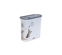 Curver PetLife - Contenedor de comida seca para gatos, 20,5 x 8,6 x 19,40 cm