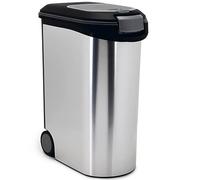 CURVER Recipiente de comida seca 20kg - Aspecto de metal - Gris