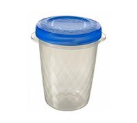 Curver 212074 Take Away Paquete de 2 cajas herméticas de conservación Twist polipropileno azul 12 x 12 x 19 cm