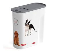 CURVER Verseuse Love Pet Dry Food Container Contenedor de Alimentos para Mascotas, Perro 6L, 1 Unidad (Paquete de 1)