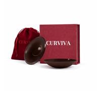 CURVIVA Pezoneras Circular De Silicona Adhesivas Talla S Tono Chocolate | Cubre Pezones Invisibles, Resistentes y Reutilizables. Ideales para Vestidos sin Sujetador y Ropa Ajustada