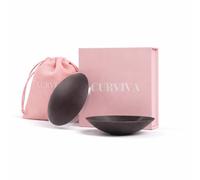 CURVIVA Pezoneras Circular De Silicona Sin Adhesivo Talla S Tono Chocolate | Cubre Pezones Invisibles, Resistentes y Reutilizables. Ideales para Vestidos sin Sujetador y Ropa Ajustada