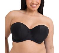 Curvy Kate Luxe - Sujetador diario - Tirantes multiposición - Liso para mujer, negro azabache, 100E