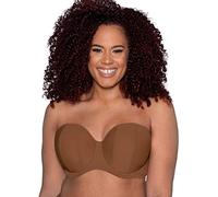 Curvy Kate Luxe Sujetador sin Tirantes, Opaco, Marrón (Caramel Caramel), 100D para Mujer