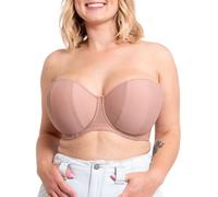 Curvy Kate Sujetador sin tirantes de lujo para mujer, Latté, 36GG