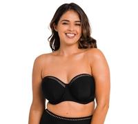 Curvy Kate Top de Bikini Bandeau de Primera Clase Parte Superior, Negro, 80G para Mujer