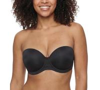 Curyon Sujetador de Mujer sin Tirantes Espalda Descubierta Push up Copas Preformadas para Ocasiones Festivas Novia Eventos Especiales Negro 105G
