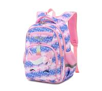 Cusangel mochila escolar para las niñas,mochilas para niños con correa para el pecho niños,17L gran capacidad mochila escolar primaria,1-7 º grado niñas mochila,para 6-9 años las niñas(16 pulgadas)