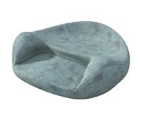 Cuscino da meditazione per seduta a pavimento, Cojín para Sentarse, Cojín de Yoga desmontable, 24 × 22.8 × 6.7in, Espuma Memoria, Banco de Meditación, Para Yoga, Meditación, Relajación Turquoise