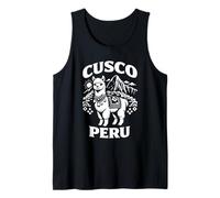 Cusco Perú Alpaca Andes Gráfico Camiseta sin Mangas