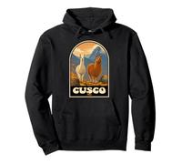 Cusco Perú Montañas de los Andes Llama Alpaca Viajes Diseño Sudadera con Capucha