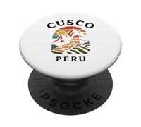Cusco Perú Retro Ciudad Inca Montaña Andina Sudamérica per PopSockets PopGrip Adhesivo