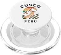 Cusco Perú Retro Ciudad Inca Montaña Andina Sudamérica per PopSockets PopGrip para MagSafe