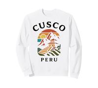 Cusco Perú Retro Ciudad Inca Montaña Andina Sudamérica per Sudadera