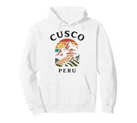 Cusco Perú Retro Ciudad Inca Montaña Andina Sudamérica per Sudadera con Capucha