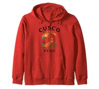 Cusco Perú Retro Ciudad Inca Montaña Andina Sudamérica per Sudadera con Capucha