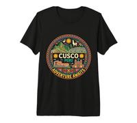 Cusco Perú Round Travel Souvenir City Landmark Turista Regalo Camiseta Premium
