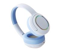 Cushangty Auriculares Inalámbricos - Auricular Inalámbrico para PC | Auriculares Ligeros Supraaurales con Ajuste Ergonómico para Teléfono, Móvil, Juegos, Gimnasio, Hogar y Playa
