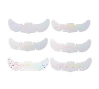 Cushangty de Brillantina para Niños,6 Láminas de Calcomanías Brillantes - Parches Temporales Duraderos Estrellas Corazones Para Fiestas Orgullo Halloween Cumpleaños Carnaval Cosplay Infantil Boda